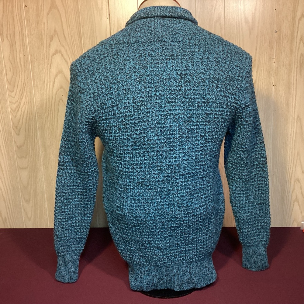 Vintage 1980’s Mens Woolrich shawl collar wool sweater size medium - Picture 4 of 8